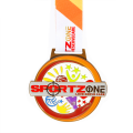 Custom printed car sticker medal