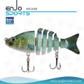 Angler Select Multi Jointed Fishing Life-Like Minnow Lure Bass Bait Swimbait Shallow Artificial Fishing Tackle Fishing Bait