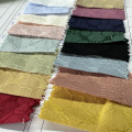 Multi color cotton jacquard weave fabric
