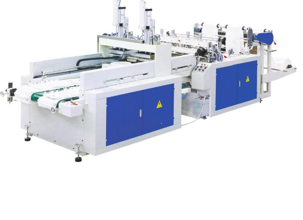 High speed T-shirt bag making machine