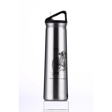 Aço Inoxidável parede única garrafa de água esportes ao ar livre Ssf-580 Flask aço inoxidável