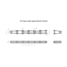 CA Type steel chains for agricultural replacement