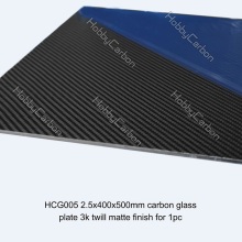 Placa de carbono de vidro de dureza de serviço personalizado