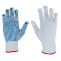 Nylon Machine Knitting Glove with PVC Dots Palm (S5103)