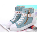 New Fashion Style Girl Canvas Shoes with Zipper (NF-9)