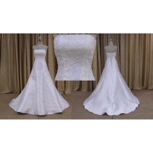 Formale Satin Brautkleid Hochzeitskleid