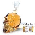 Crystal Skull Head Vodka Bottle Творческий готический винный графин с водкой (550 мл)