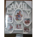 White Family Collage Photo Frame