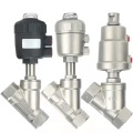 Stainless Steel 304 Thread Pneumatic Angle Seat Valve