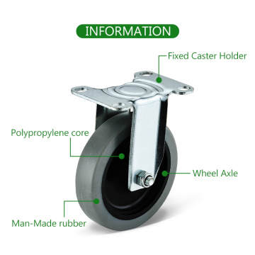 The TPR high quality Fixed Casters Wheels