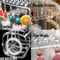 4 Ebenen Plastikschmuck Rack Display klassischer Stand