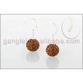 Boucles d'oreilles en gros shamballa