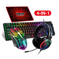 Jeu 4 en 1 Clavier/Souris/Casque/Tapis de Souris