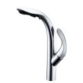 Torneira De Forma De Folha Moderna Pull Out Kitchen Mixer