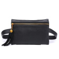 2019 Women Fashion Fanny Pack PU Leather Black