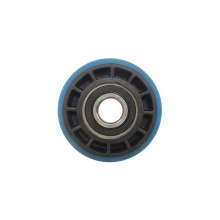 Escalator chain step rollers