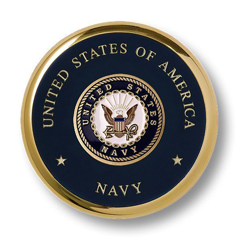 Navy Seal Brass Coaster