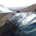 Geomembrane Cap Contains Landfill Gas