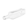 Clear Square Glass Olive Oil Bottle With Cap