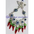 Wholesale Evil Eye Amulet With Butterfly Car Hanging Decoration Ornament