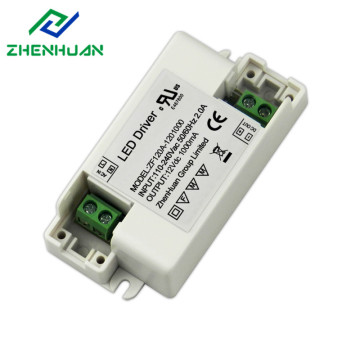 12W 12V 1A Transformador de controlador eléctrico LED blanco