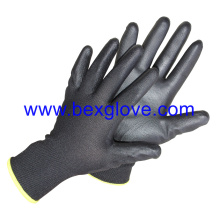 Guante de poliuretano, guante guante de 18 guantes