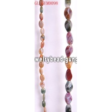Halbkreisförmiger Stein Indian Achat Perlen