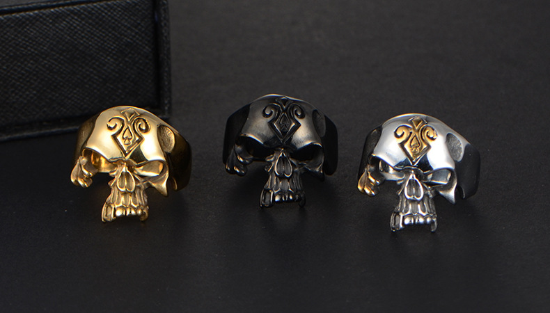 unisex skull ring 