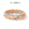 Colored stone bracelet