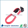 PVC Flat 90 Degrees SATA a Serial Port Hard Disk Data Cable