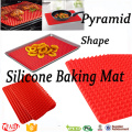 New Arrival Square Shaped Silicone Pyramid Baking Mat