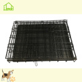 Hopular Heavy Duty Two Doors Black Dog Kennels