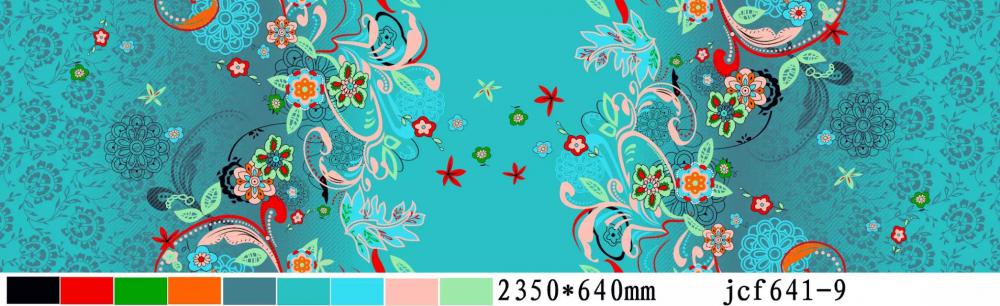 Reactive Cotton Fashion Fabric printed