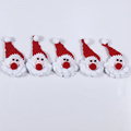 Novo Papai Noel Crochet Broche Pingente DIY Crochet