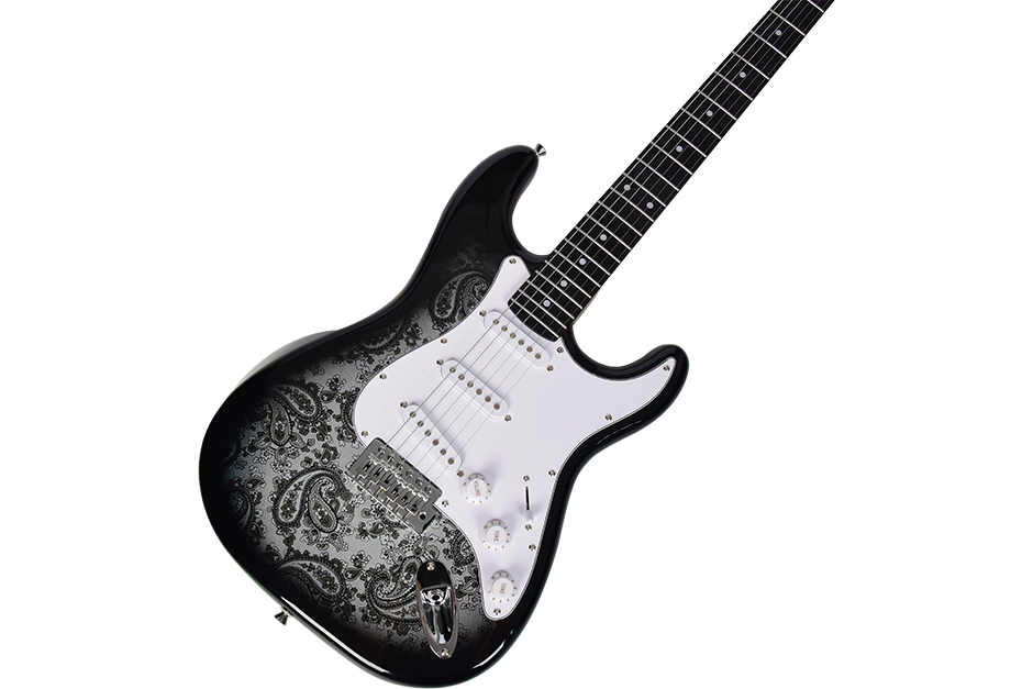 Kaysen guitar KST-218, electric guitar Paisley Sticker (13) Kaysen guitar KST-218, electric guitar Paisley Sticker (13)