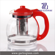 1.6L vaso de té de cristal con mango de plástico (GB1161)