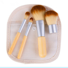 Nouveau style 4PCS Ensemble de brosses de maquillage en bambou