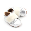 Baby Genuine Cow Leather Sliver Causal Shoes