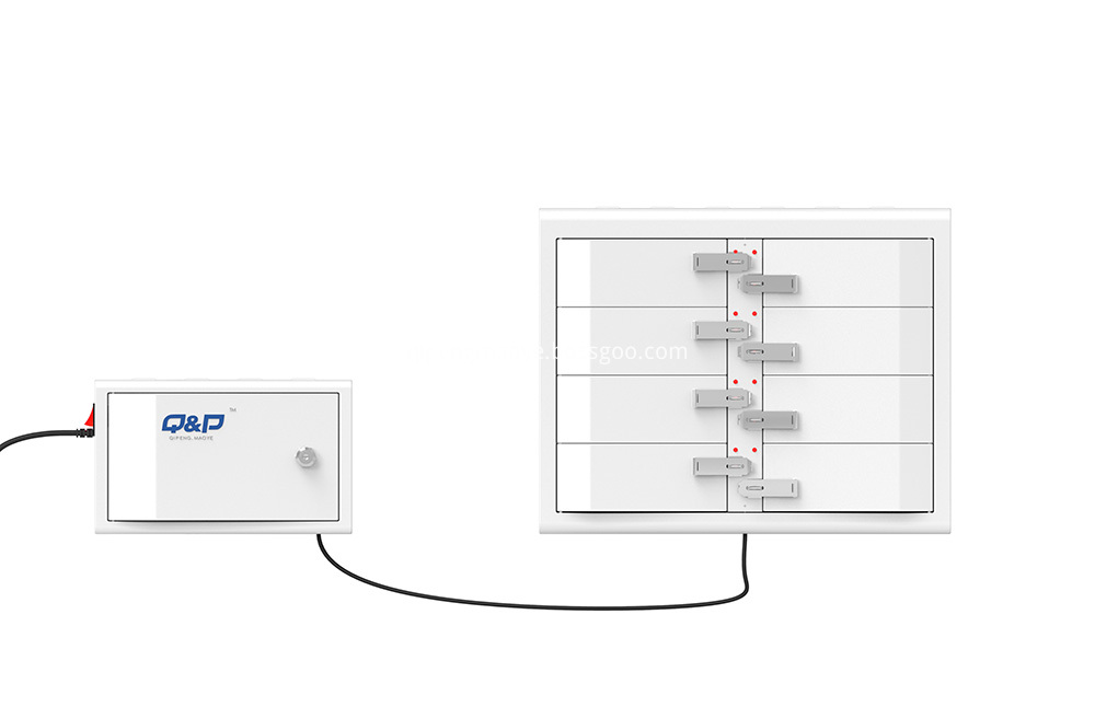 Wall Mounted Charging Cabinet in Restaurant