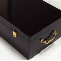 Caja de paquete de joyas de madera de nogal de alta calidad