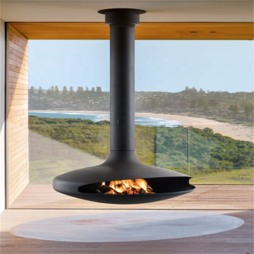 Chimenea colgante de pared interior