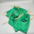 Custom large drawstring ingerie satin bag gift pouch bag with custom logo