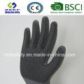 Polyester Shell PVC Dots Safety Work Glove