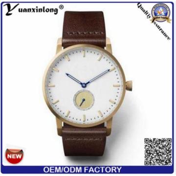 Yxl-018 2016 Venta caliente pequeña mano reloj mujeres y reloj de hombre genuino correas simple reloj