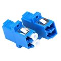 LC/UPC Singlemode Duplex Fiber Optic Adaptor With Flange