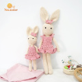 Organic Cotton Amigurumi Doll Bunny Toy Baby