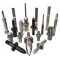 Positioning pins and punches for automobile mold components