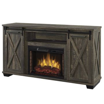 23 Inch Electric Fireplace With White Light