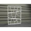 Contemporary wooden bookcase white room divider