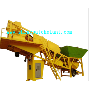 High Performance Mobile Concrete Batching Plant